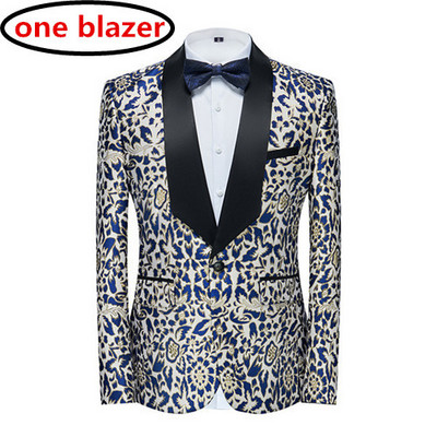 Brit stílusú öltöny 2 részes klasszikus fekete/piros/királykék divatpalota esküvői bankett vőlegény férfi jacquard blézerek és nadrágok