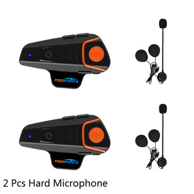 Fodsports BT-S2 Pro motoros sisak kaputelefon motoros vezeték nélküli bluetooth headset vízálló 1000m BT 5.0 Interphone FM Type-C