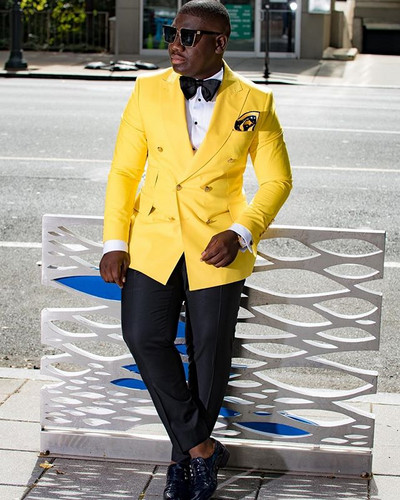 2022-es divatos, kétsoros, karcsú szabású fekete királykék férfi öltöny, 2 részes, szabott férfi öltöny a vőlegénynek esküvői szmoking