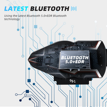 Мотоциклетна Bluetooth каска Слушалки Безжични водоустойчиви хендсфри разговори Мото слушалки Музикални слушалки за ездачи