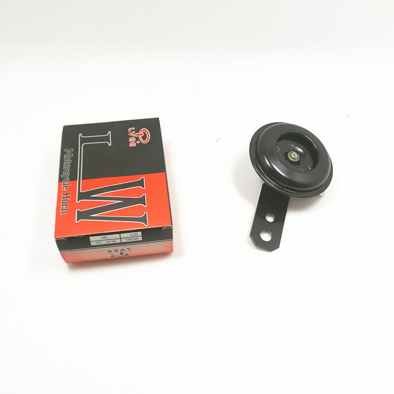 Univerzális motorkerékpár elektromos kürt készlet 12V 1,5A 105db vízálló kerek hangos kürt hangszórók robogó moped Dirt Bike ATV-hez