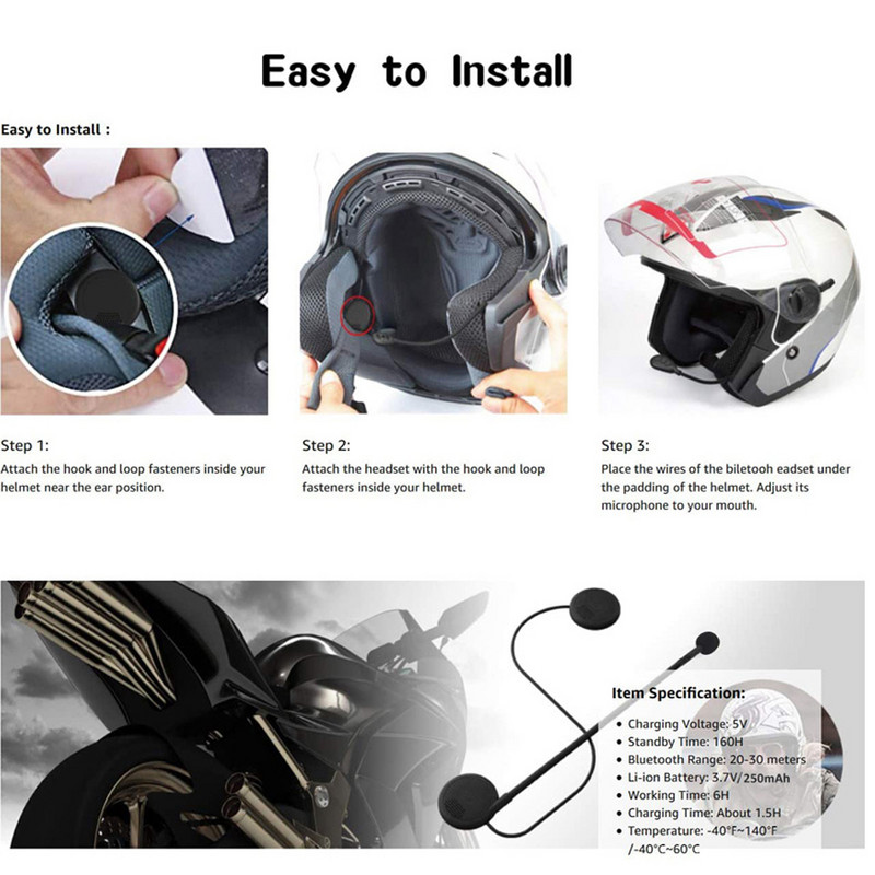 VR robot Ultra vékony fejhallgató Bluetooth motoros sisak fülhallgató automatikus válaszadás vezeték nélküli sztereó zenelejátszó kihangosító fejhallgató