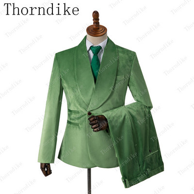 2021-es új férfi bársony esküvői báli öltöny, karcsú szabású férfi üzleti vőlegény öltöny parti vacsora szmoking 3 részes öltöny kabát mellény nadrág