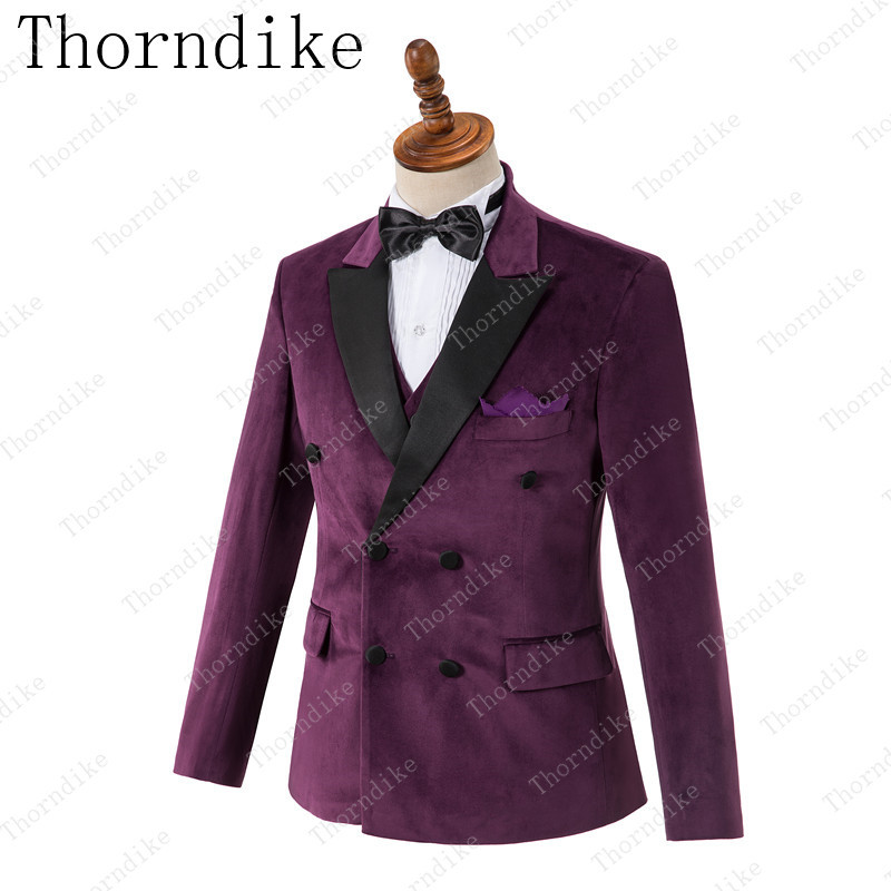 2021-es új férfi bársony esküvői báli öltöny, karcsú szabású férfi üzleti vőlegény öltöny parti vacsora szmoking 3 részes öltöny kabát mellény nadrág