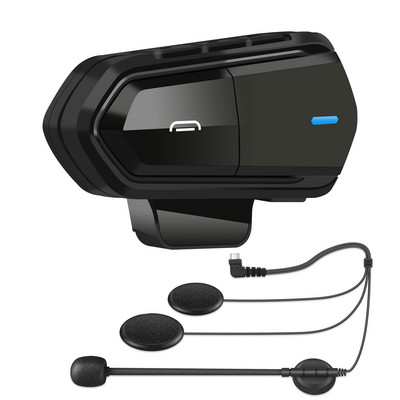 Motoros sisak fejhallgató vezeték nélküli Bluetooth kihangosító fejhallgató sztereó fülhallgató hangszóró vízálló motoros kaputelefon