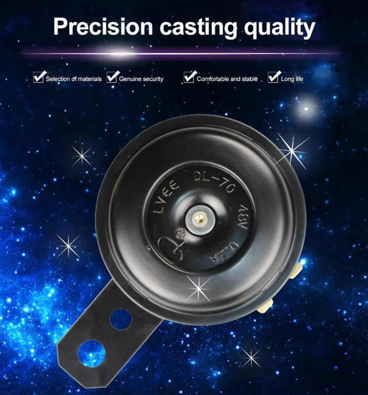 120 db hangos kürt, automatikus hangszóró riasztó 48 V/12 V hangjelzés jármű csónak autó motor motor kisteherautó teherautó sziréna autó kürt jelzése automatikus szirénához