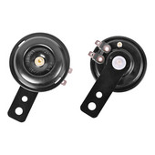 Fekete univerzális 12v 48v hangos motorkürt Scoter konzol motorkerékpár elektromos kerékpár szállításhoz