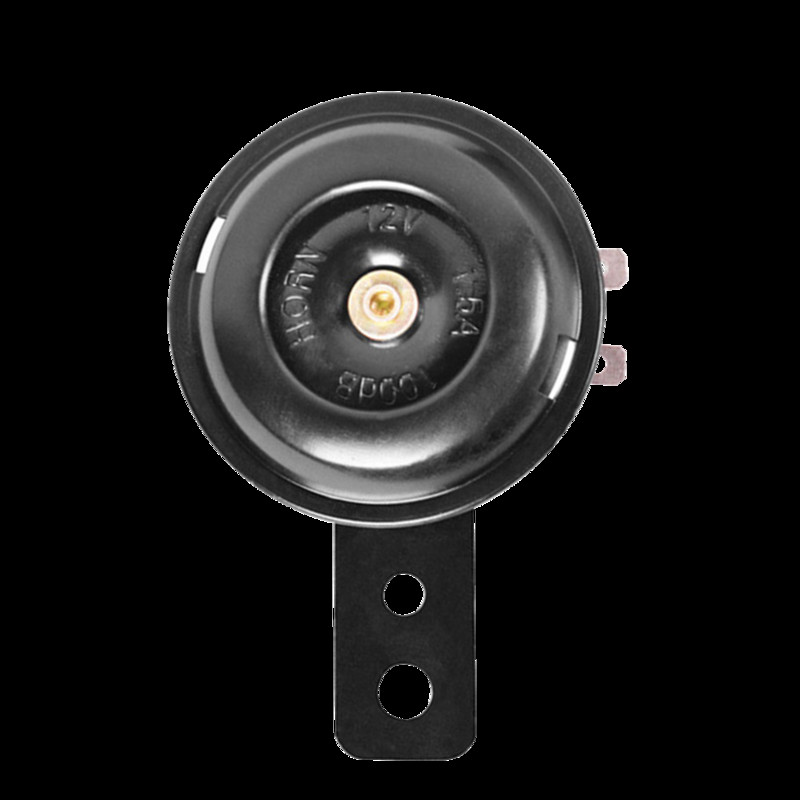 Fekete univerzális 12v 48v hangos motorkürt Scoter konzol motorkerékpár elektromos kerékpár szállításhoz