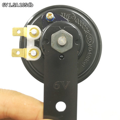 Univerzális 6V 12V 48V 60V 1,5A 105db motorkerékpár elektromos kürt hangszóró vízálló kerek könnyű terepjáró ATV-hez