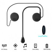 Motoros sisak Bluetooth fejhallgató fülhallgató vékony fülhallgató kihangosítással