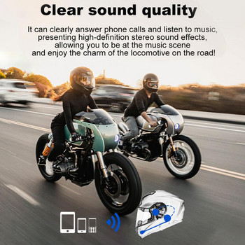 Мотоциклетна каска Bluetooth слушалка Слушалка Тънка слушалка с разговор със свободни ръце