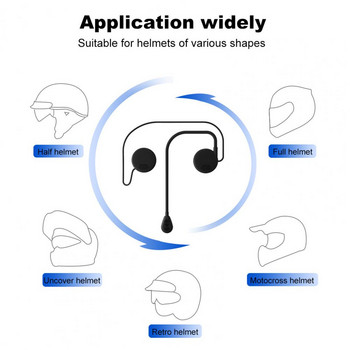 Мотоциклетна каска Bluetooth слушалка Слушалка Тънка слушалка с разговор със свободни ръце