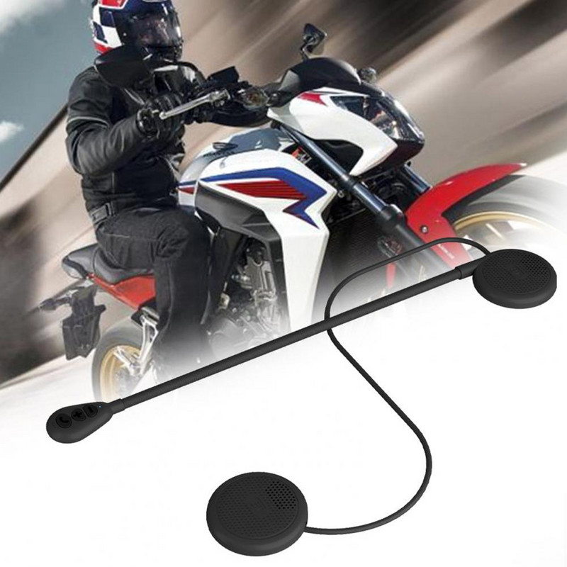 Motoros sisak Bluetooth fejhallgató fülhallgató vékony fülhallgató kihangosítással