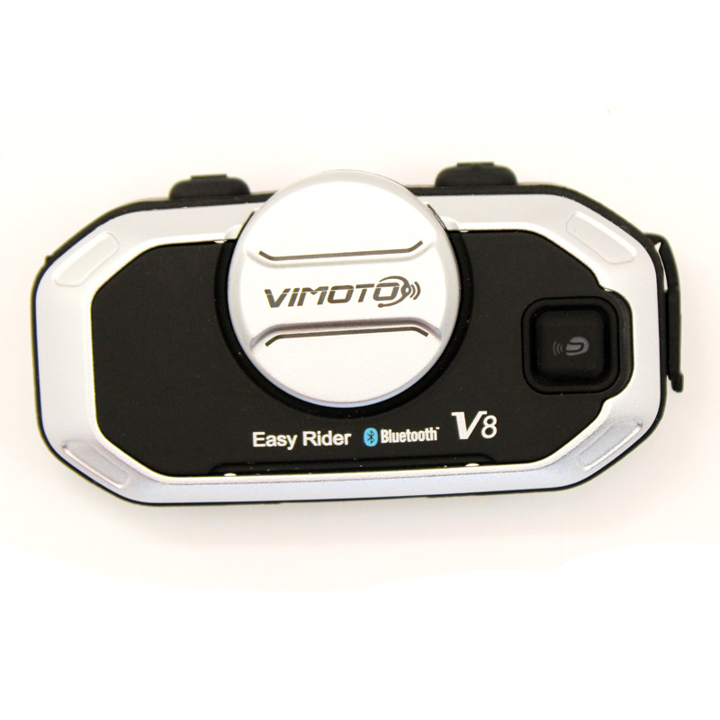 Angol verzió Easy Rider Vimoto V8 motoros sisak Intercom Bluetooth-kompatibilis fülhallgató zajcsökkentő kétirányú rádiók