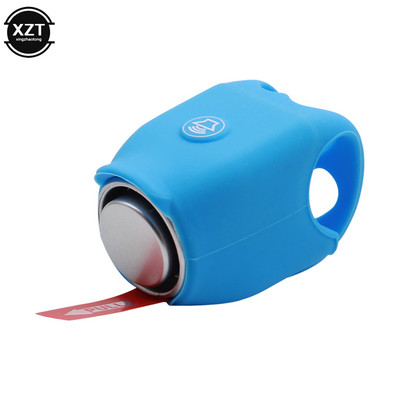 Clopote nou pentru bicicletă, 120 db, impermeabil, pentru ciclism, claxon electric, mini clopote portabil din silicon MTB, pentru ciclism pe drum, pentru ghidon