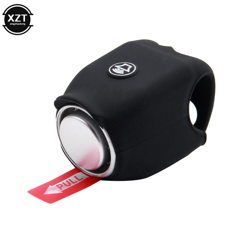 Új kerékpárcsengő 120db vízálló kerékpáros kerékpár csengő elektromos kürt Mini hordozható szilikon MTB országúti kerékpáros kormánycsengő