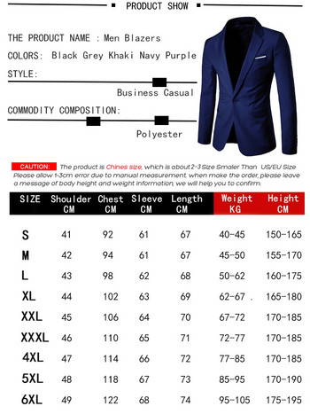 Мъжки блейзъри Комплекти от 3 части Бизнес 2 костюма Жилетка Панталони Сини палта Сватба 2022 Официални елегантни якета Корейски лукс Безплатна доставка