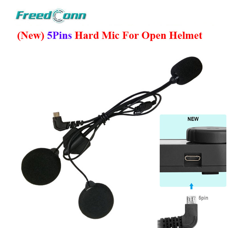 Freedconn Motorcycle Intercom tartozékok Puha és kemény fülhallgató mikrofon TCOM-SC T-COMVB COLO T-MAX T-REX teljes/nyitott arcú sisakhoz