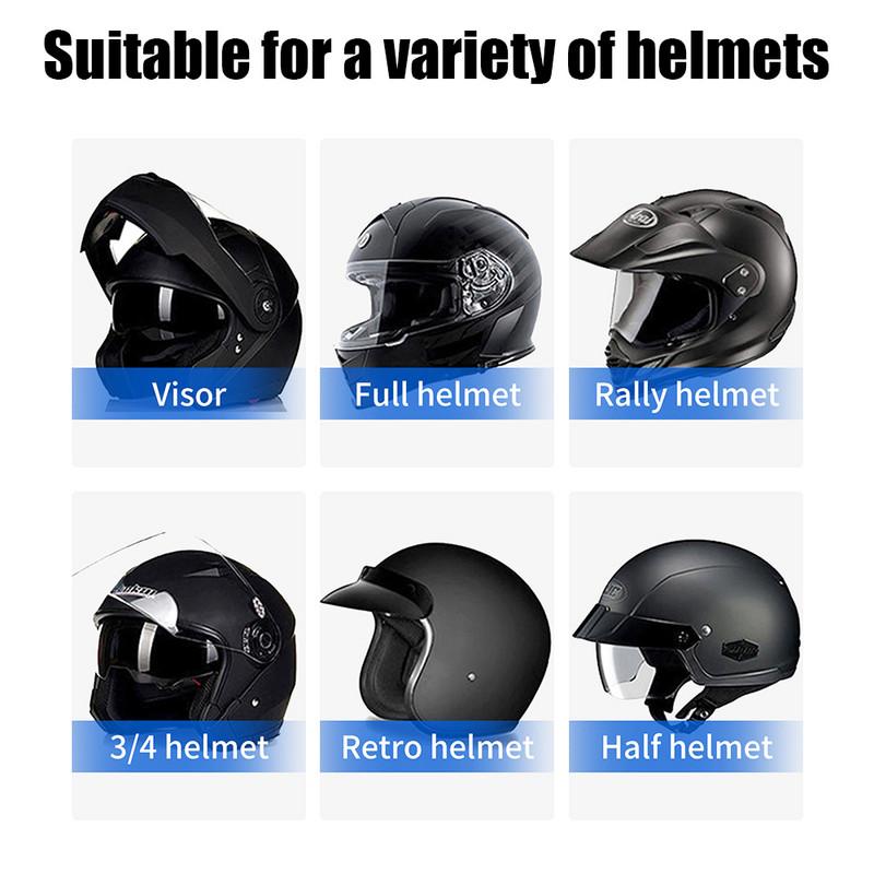 Motoros sisak fejhallgató Bluetooth hangszóró vezeték nélküli fülhallgató mikrofon készlet Sztereó FM MP3 lejátszó Vízálló okos kiegészítők