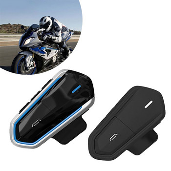 Bluetooth-съвместима слушалка за мотоциклетна каска с микрофон FM радио Безжична слушалка 10Hrs Endurance Helmet Headphone