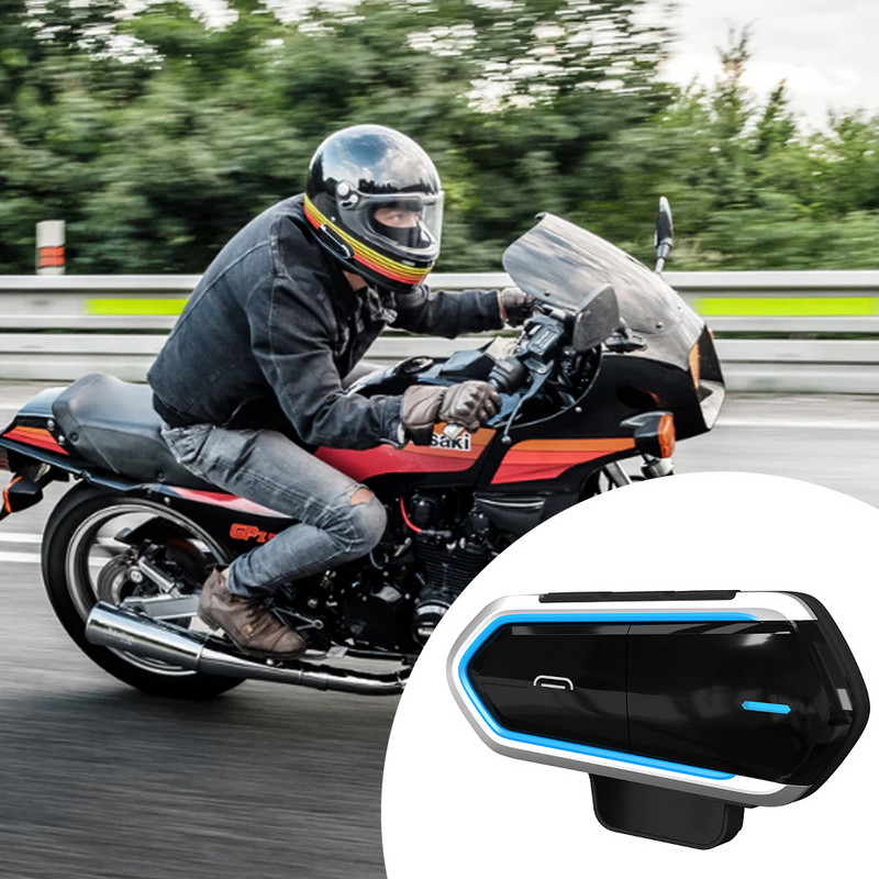 Bluetooth-kompatibilis motoros sisakos fejhallgató mikrofonnal FM rádió vezeték nélküli fülhallgató 10 órás tartós sisak fejhallgató