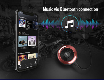 X10 Мотоциклетна слушалка с костна проводимост Bluetooth каска Слушалка Водоустойчив Moto Безжичен хендсфри Музикален плейър Високоговорител
