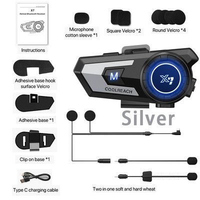 2 az 1-ben kettős mikrofonos motoros sisak fejhallgató Bluetooth 5.0 2 telefonnal párosítva Vezeték nélküli kihangosító hívás IP67 fülhallgató