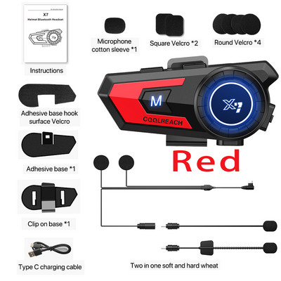 2 az 1-ben kettős mikrofonos motoros sisak fejhallgató Bluetooth 5.0 2 telefonnal párosítva Vezeték nélküli kihangosító hívás IP67 fülhallgató