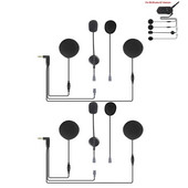 2 az 1-ben sisak fejhallgató hangszóró fedlapok Mikrofon szivacsok Tartozékok Q2 Q7/E6/E6 PLUS V6/V4 kaputelefonhoz
