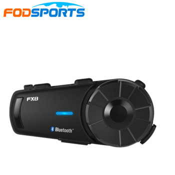 Fodsports Fx8 Мотоциклетна каска Intercom Accessorice Soft/Hard Micphone Speaker Audio Dock Apply 8 Riders Intercomunicador Moto