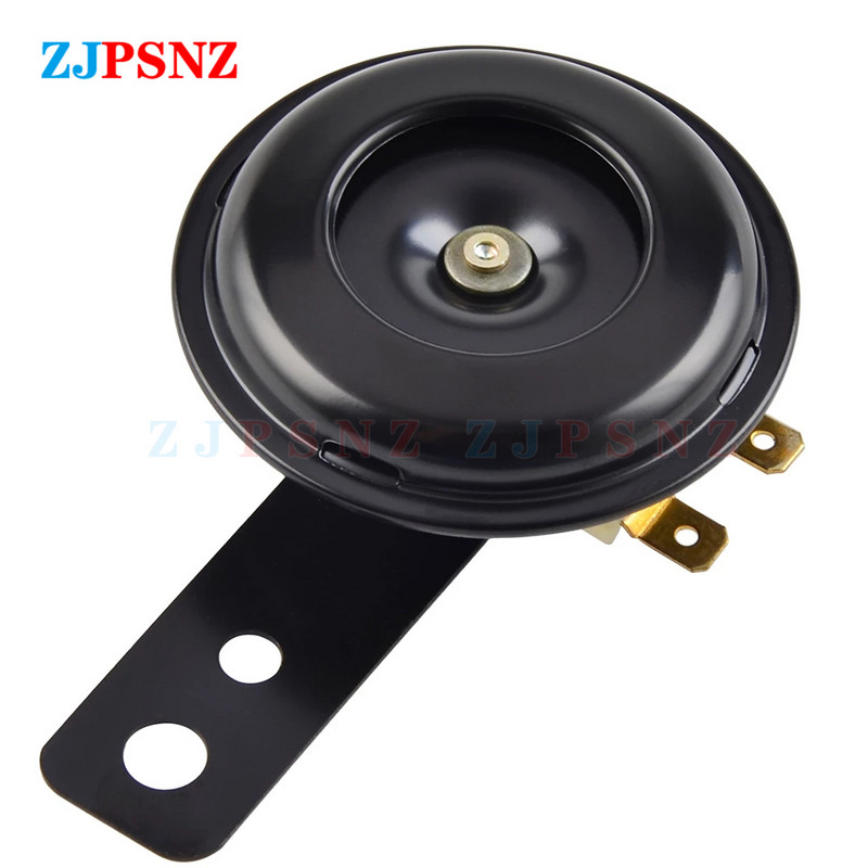 Motorkerékpár elektromos kürt készletek 6V 12V 24V 36V 48V 60V 72V 1,5A 110db Vízálló kerek hangos hangszóró robogó elektromos kerékpárok univerzális