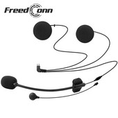 Freedconn Motorcycle Intercom tartozékok 5 tűs Hard Soft 2 az 1-ben mikrofonos fülhallgató TCOM-SC/VB FDC-01VB COLO T-MAX T-REX FX KY PRO-hoz