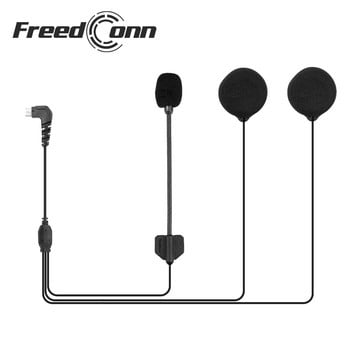 FreedConn Brand 5 Pin 2 in one Cable ακουστικά & μικρόφωνο για R1/R1 Plus με κλιπ