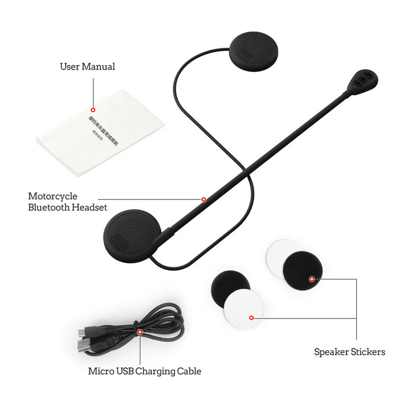 Moto sisak fejhallgató Bluetooth 5.0 ultravékony motoros fülhallgató vezeték nélküli hangszóró fejhallgató kihangosító hívás zene lejátszása Dropship