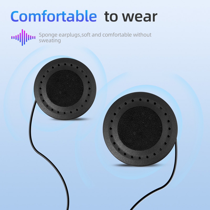 BT19 Moto Bluetooth V5.0 sisak fejhallgató motorkerékpár vezeték nélküli sztereó fülhallgató hangszóró támogatás kihangosító hívás mikrofon hangvezérlés