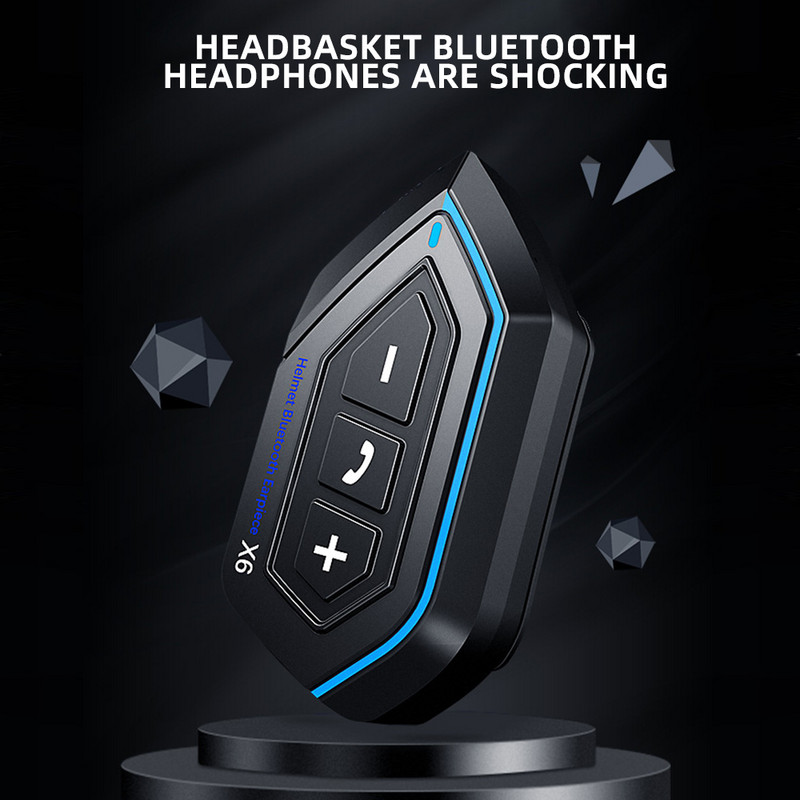 Motoros sisak fejhallgató fejhallgató Bluetooth 5.0 vezeték nélküli motoros kihangosító sztereó fülhallgató hangszóró zajcsökkentés mikrofonnal