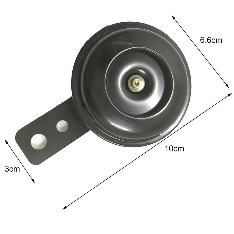 DC 6V 105dB univerzális vízálló sziréna elektromos jelzőkürt autóhoz teherautóhoz, terepjáróhoz, motoros buszhoz, motoros jacht-csónakhoz