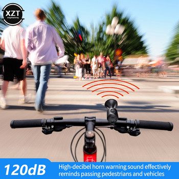120db клаксон за електрически велосипеди силен звънец за велосипед с предупредителен звук клаксони за велосипед с предупредителен звук и батерия за детски скутери велосипеди