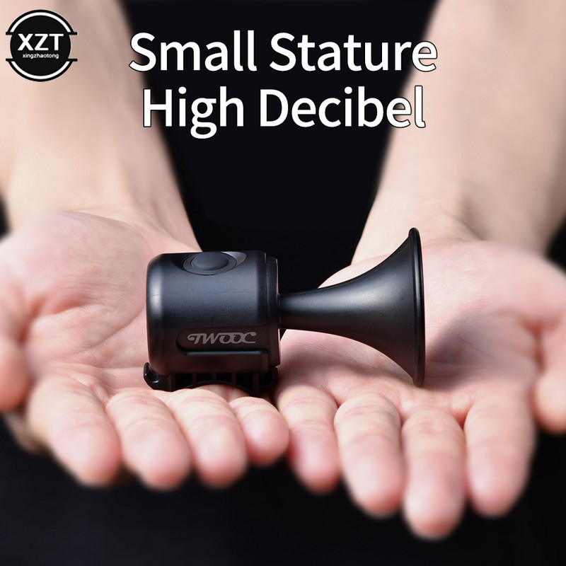 120db elektrinių dviračių garso signalas Garsus dviračio skambutis su įspėjamuoju garsu dviračio garso signalas su įspėjamuoju garsu ir baterija vaikams motoroleriams dviračiams