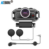 V9 motoros sisak fejhallgató Bluetooth 5.0 kaputelefon ABS kihangosító interfon zenelejátszó kaputelefon fejhallgatók támogatása FM rádió