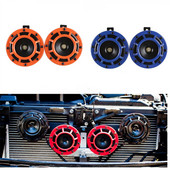 1 szett motorkerékpár légkürt Hella Super Loud kompakt elektromos robbanóhangú légkürt készlet 12V 115DB hangszóró dudák motoros autóhoz ÚJ