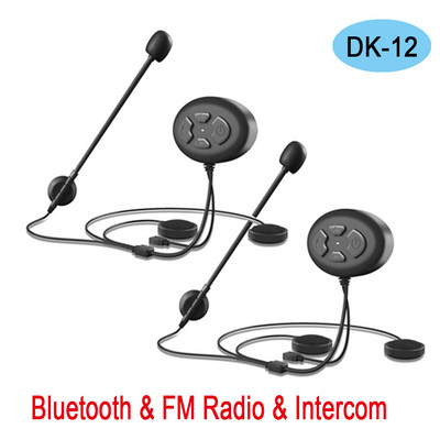 1000 m-es Bluetooth 5.0 kaputelefon motoros sisak fejhallgató 2 lovas kihangosító vezeték nélküli walkie talkie motoros sztereó interfon MP3