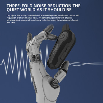 Bluetooth 5.0 Мотоциклетна каска 1000m Интерком Безжично хендсфри разговор Водоустойчив мотор за намаляване на шума Intercomunicador Слушалки