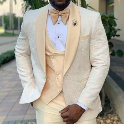 3 piese de nunta smoking pentru mire model floral costum pentru bărbați slim fit jachetă vestă cu pantaloni blazer de modă masculină africană 2021