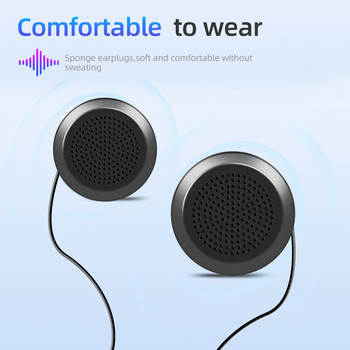 Мотоциклетна каска Слушалки Bluetooth 5.0 Безжични водоустойчиви мото слушалки Високоговорител Слушалки Хендсфри Стерео разговор Музикален плейър