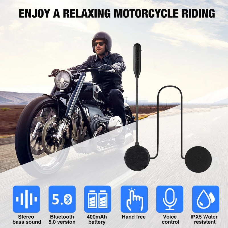 HM1 motoros sisak fejhallgató moto vezeték nélküli sztereó bluetooth fejhallgató BT 5.0 FM sztereó zenével A2DP