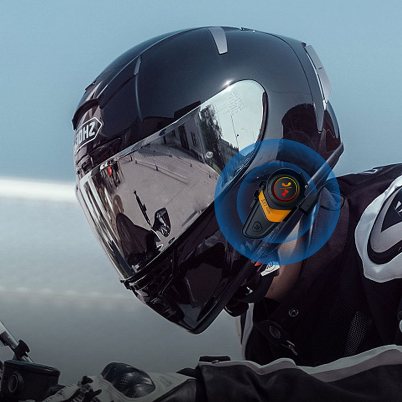 Motoros sisak BT5.0 fejhallgató vezeték nélküli lovaglás kaputelefon készlet zajcsökkentő fejhallgató vízálló kihangosított sztereó zenéhez