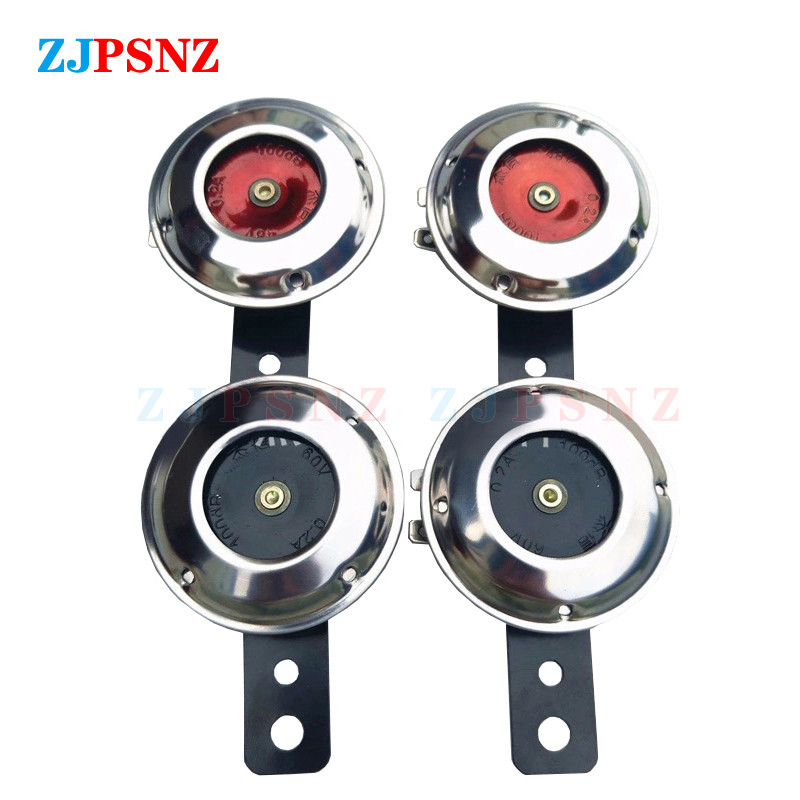 48V 60V univerzális motorkerékpár elektromos kerékpár dudák krómozott 1,5A vízálló hangszórók robogóhoz Moped Dirt E-Bike ATV