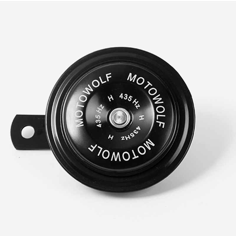 Univerzális motorkerékpár/autó kürt elektromos kerékpár/robogó figyelmeztető csigakürt magas és alacsony hangzású, ultrahangos 12V vízálló kürt