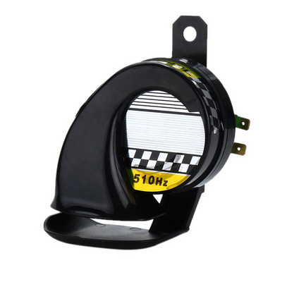 1 db 12,3x7,4 cm 12V vízálló univerzális DC 130db autós motor csiga légkürt sziréna szuper hangos teherautó motorhoz